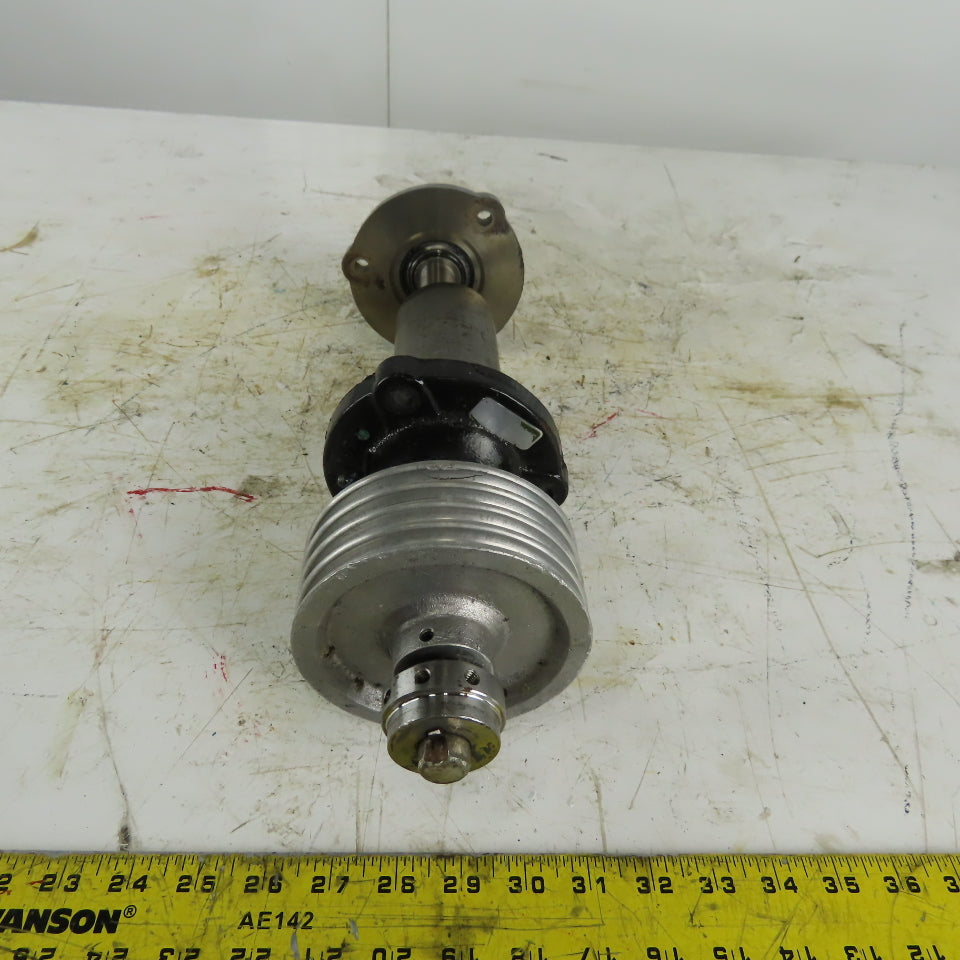 1" Vibration Shaft W/Counter Balancer & Bearings 17" OAL