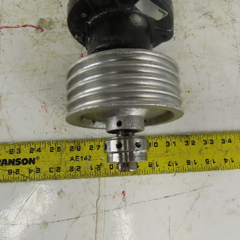 1" Vibration Shaft W/Counter Balancer & Bearings 17" OAL