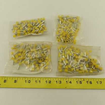 Insulated Wire Ferrules 6-12 10 Gauge Wire Lot OF 390