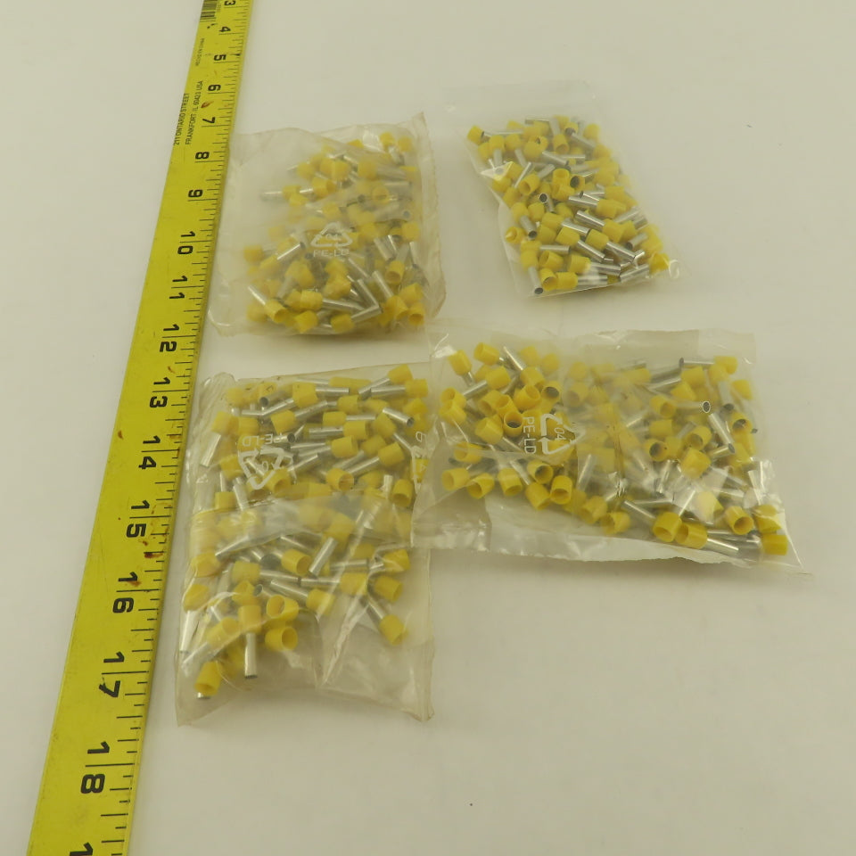 Insulated Wire Ferrules 6-12 10 Gauge Wire Lot OF 390
