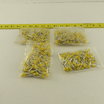 Insulated Wire Ferrules 6-12 10 Gauge Wire Lot OF 390