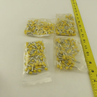 Insulated Wire Ferrules 6-12 10 Gauge Wire Lot OF 390
