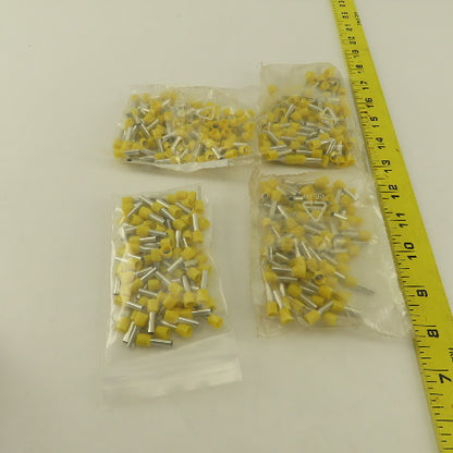 Insulated Wire Ferrules 6-12 10 Gauge Wire Lot OF 390