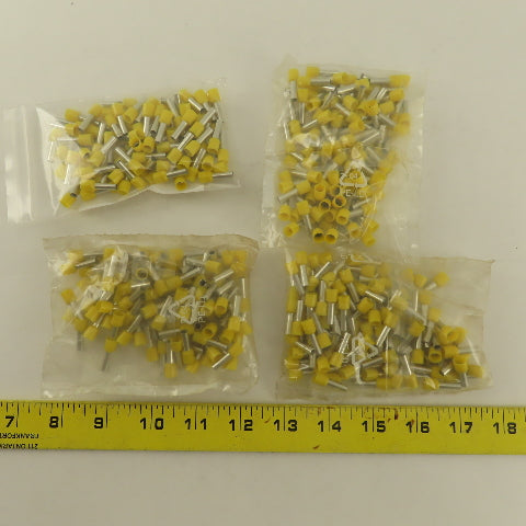 Insulated Wire Ferrules 6-12 10 Gauge Wire Lot OF 390