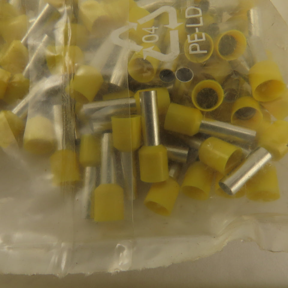 Insulated Wire Ferrules 6-12 10 Gauge Wire Lot OF 390