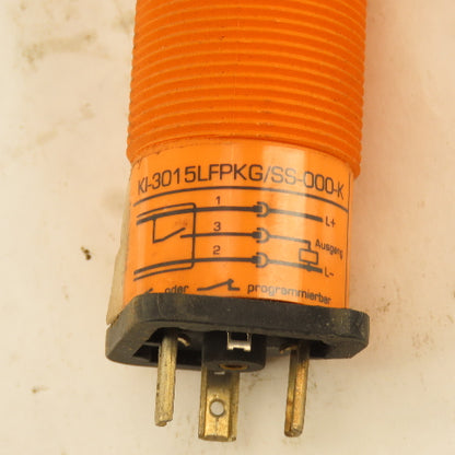 IFM KI-3015LFPKG/SS-000-K Efector Capacitive Sensor 15mm Range M30x1.5