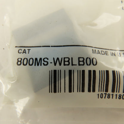 Allen Bradley 800MS-WBLB00 Blue Insert Legend Plate Pilot Light Lens Lot Of 7