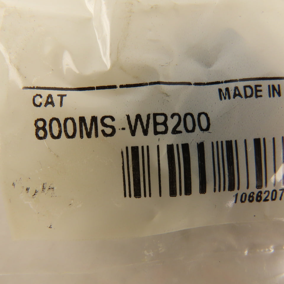 Allen Bradley 800MS-WB200 Black Insert Legend Plate Pilot Light Lens Lot Of 6
