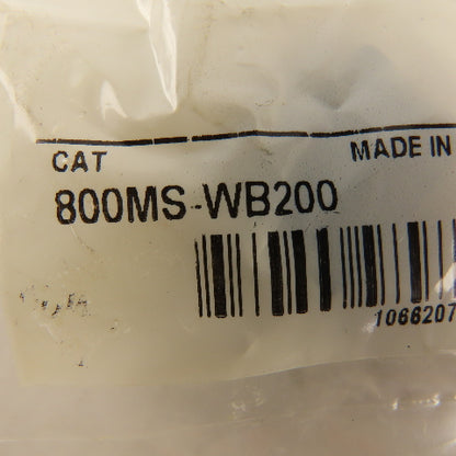 Allen Bradley 800MS-WB200 Black Insert Legend Plate Pilot Light Lens Lot Of 6
