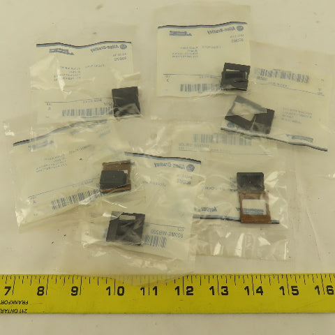 Allen Bradley 800MS-WB200 Black Insert Legend Plate Pilot Light Lens Lot Of 6