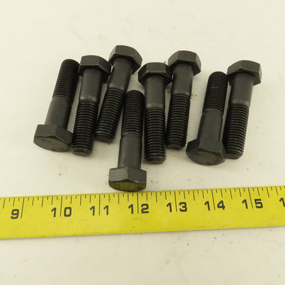 M16 x 2.0 Metric Hex Head Bolt Grade 8.8 75mm OAL Lot Of 8