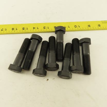M16 x 2.0 Metric Hex Head Bolt Grade 8.8 75mm OAL Lot Of 8