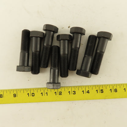 M16 x 2.0 Metric Hex Head Bolt Grade 8.8 75mm OAL Lot Of 8