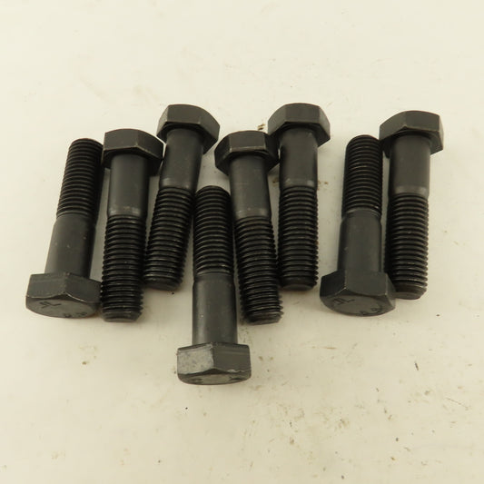 M16 x 2.0 Metric Hex Head Bolt Grade 8.8 75mm OAL Lot Of 8