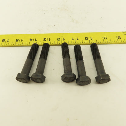 Bulten M12X1.75 Metric Hex Head Bolt Grade 8.8 32mm Thread Length Lot Of 5