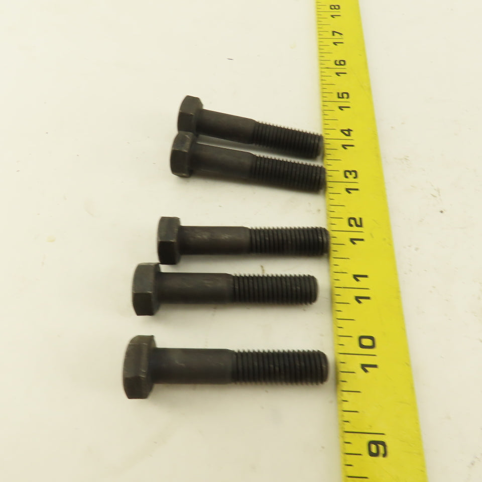 Bulten M12X1.75 Metric Hex Head Bolt Grade 8.8 32mm Thread Length Lot Of 5