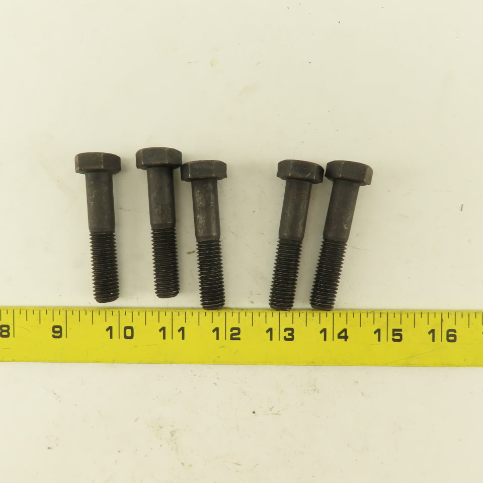 Bulten M12X1.75 Metric Hex Head Bolt Grade 8.8 32mm Thread Length Lot Of 5