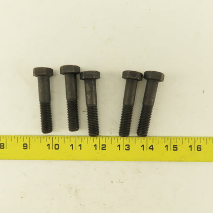 Bulten M12X1.75 Metric Hex Head Bolt Grade 8.8 32mm Thread Length Lot Of 5