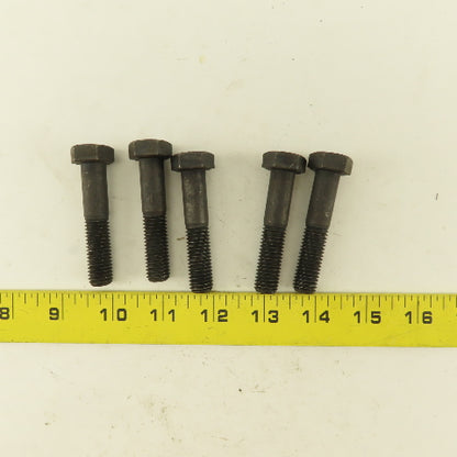 Bulten M12X1.75 Metric Hex Head Bolt Grade 8.8 32mm Thread Length Lot Of 5