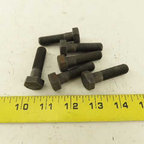 Bulten M12X1.75 Metric Hex Head Bolt Grade 8.8 34mm Thread Length Lot Of 6