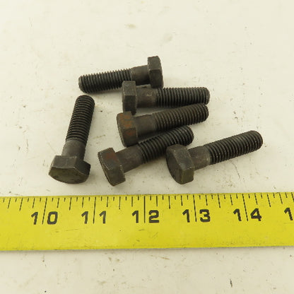 Bulten M12X1.75 Metric Hex Head Bolt Grade 8.8 34mm Thread Length Lot Of 6
