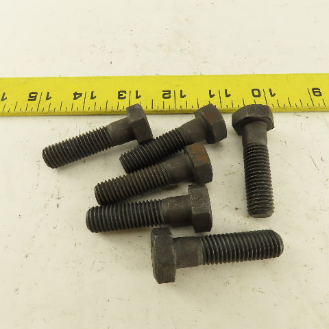 Bulten M12X1.75 Metric Hex Head Bolt Grade 8.8 34mm Thread Length Lot Of 6