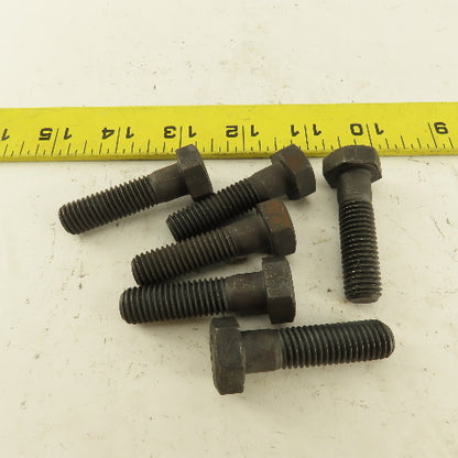 Bulten M12X1.75 Metric Hex Head Bolt Grade 8.8 34mm Thread Length Lot Of 6