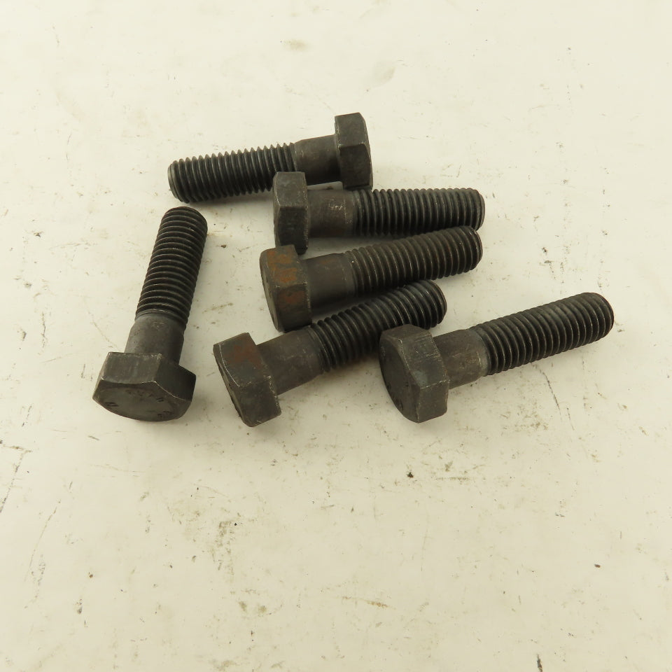 Bulten M12X1.75 Metric Hex Head Bolt Grade 8.8 34mm Thread Length Lot Of 6
