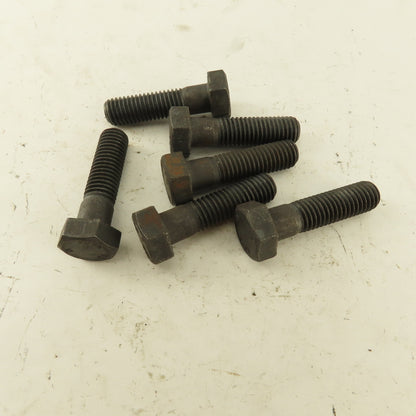 Bulten M12X1.75 Metric Hex Head Bolt Grade 8.8 34mm Thread Length Lot Of 6