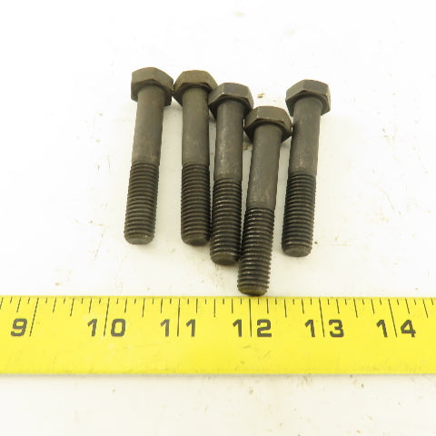 Bulten M12X1.75 Metric Hex Head Bolt Grade 8.8 32mm Thread Length Lot Of 5