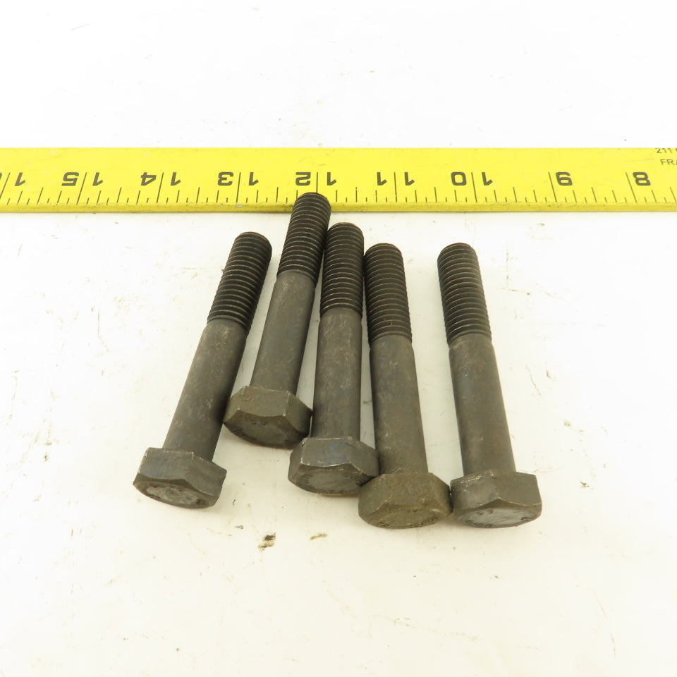 Bulten M12X1.75 Metric Hex Head Bolt Grade 8.8 32mm Thread Length Lot Of 5
