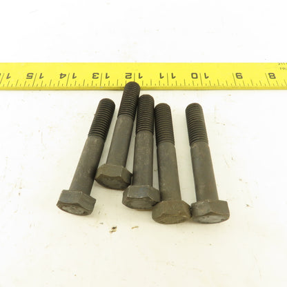 Bulten M12X1.75 Metric Hex Head Bolt Grade 8.8 32mm Thread Length Lot Of 5