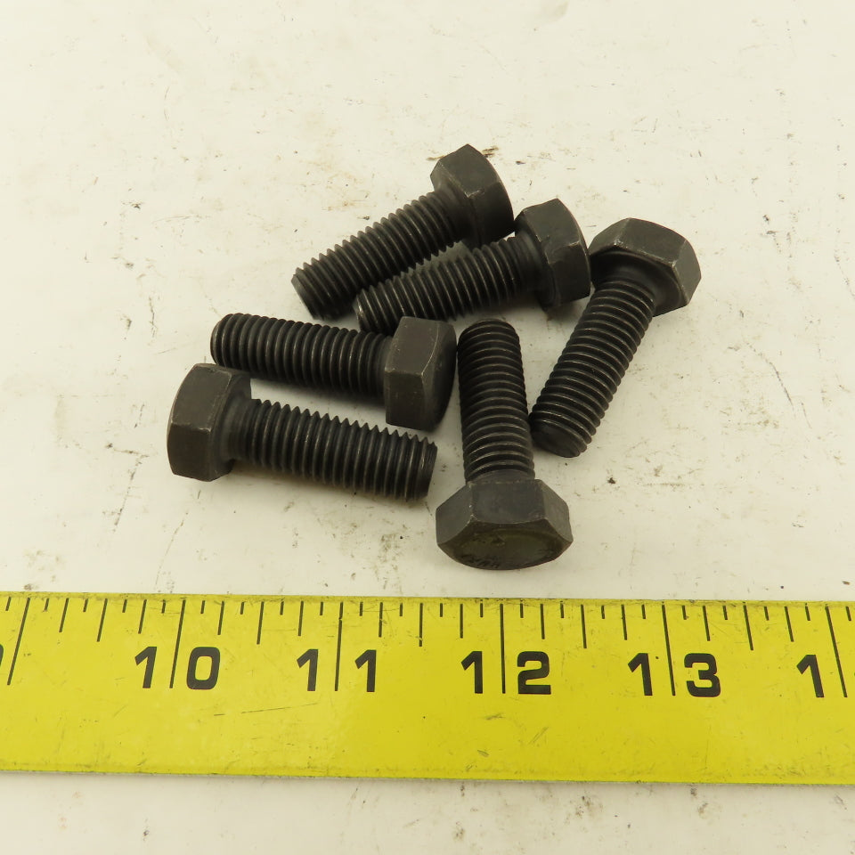 Bulten M12X1.75 Metric Hex Head Bolt Grade 8.8 35mm Thread Length Lot Of 6