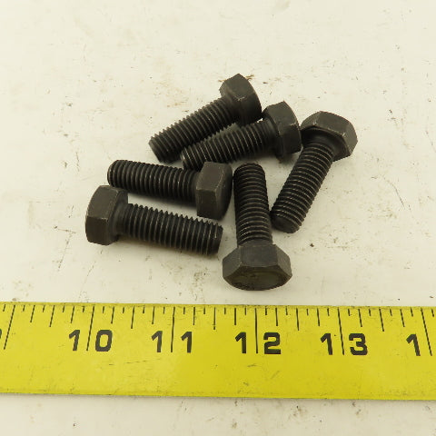Bulten M12X1.75 Metric Hex Head Bolt Grade 8.8 35mm Thread Length Lot Of 6