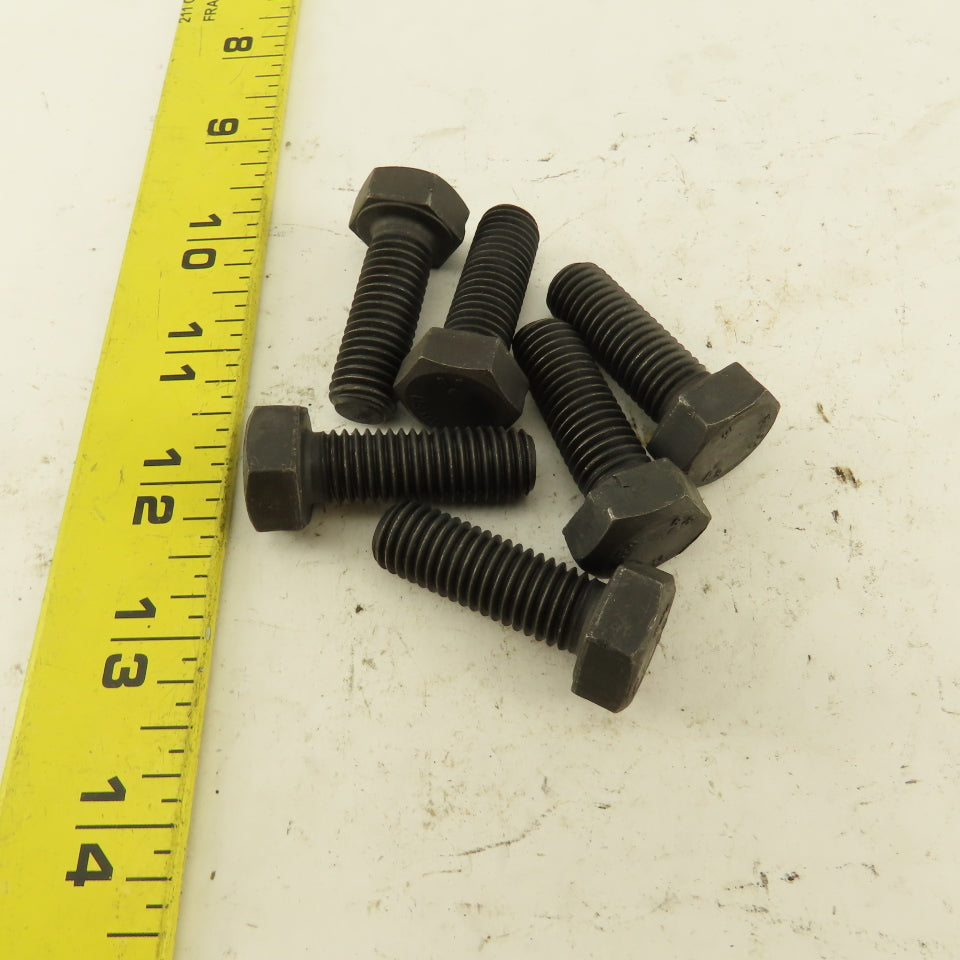 Bulten M12X1.75 Metric Hex Head Bolt Grade 8.8 35mm Thread Length Lot Of 6