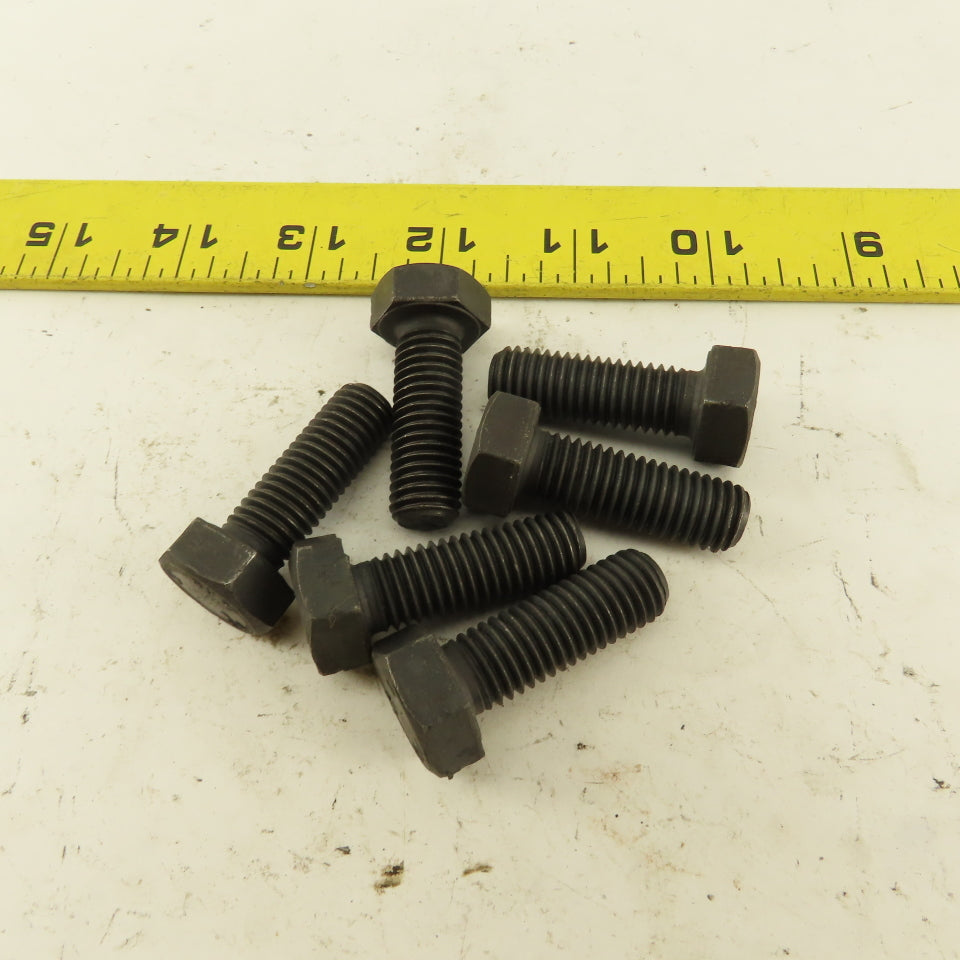 Bulten M12X1.75 Metric Hex Head Bolt Grade 8.8 35mm Thread Length Lot Of 6