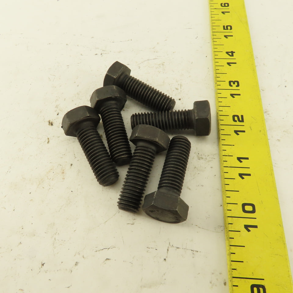 Bulten M12X1.75 Metric Hex Head Bolt Grade 8.8 35mm Thread Length Lot Of 6