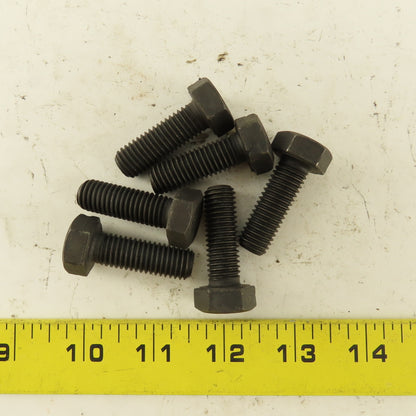 Bulten M12X1.75 Metric Hex Head Bolt Grade 8.8 35mm Thread Length Lot Of 6