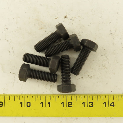 Bulten M12X1.75 Metric Hex Head Bolt Grade 8.8 35mm Thread Length Lot Of 6
