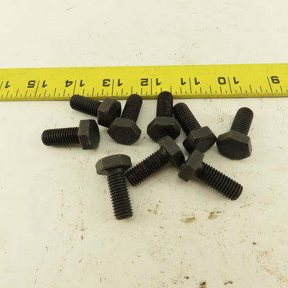 Nedur M10X1.50 Metric Hex Head Bolt 25mm Thread Length Grade 8.8 Lot Of 9