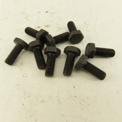 Nedur M10X1.50 Metric Hex Head Bolt 25mm Thread Length Grade 8.8 Lot Of 9