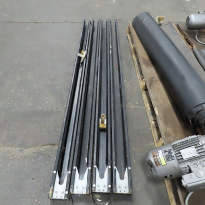 Power Drop Down Safety Curtain 48" Wide x 72" High 230/460V 3Ph Lot