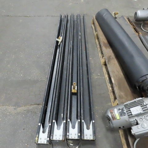 Power Drop Down Safety Curtain 48" Wide x 72" High 230/460V 3Ph Lot