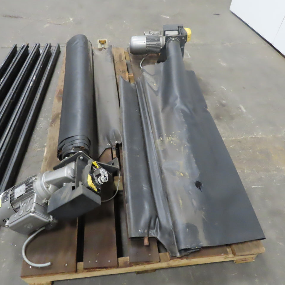 Power Drop Down Safety Curtain 48" Wide x 72" High 230/460V 3Ph Lot