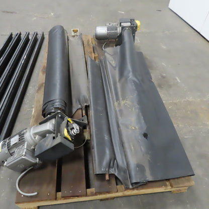 Power Drop Down Safety Curtain 48" Wide x 72" High 230/460V 3Ph Lot