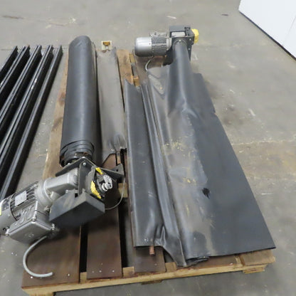Power Drop Down Safety Curtain 48" Wide x 72" High 230/460V 3Ph Lot