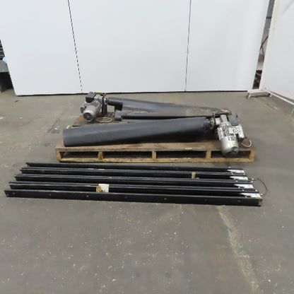 Power Drop Down Safety Curtain 48" Wide x 72" High 230/460V 3Ph Lot