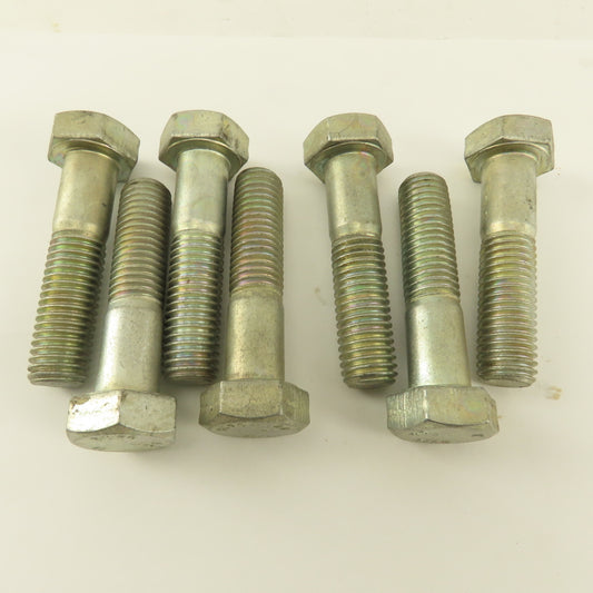 M14X2.00 Metric Hex Head Bolt 60mm Long Grade 8.8 Zinc Lot Of 7