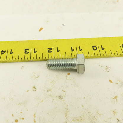 M12X1.75 Metric Hex Head Bolt Full Thread 30mm Long Grade 8.8 Zinc Lot Of 10