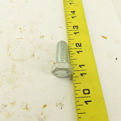 M12X1.75 Metric Hex Head Bolt Full Thread 30mm Long Grade 8.8 Zinc Lot Of 10